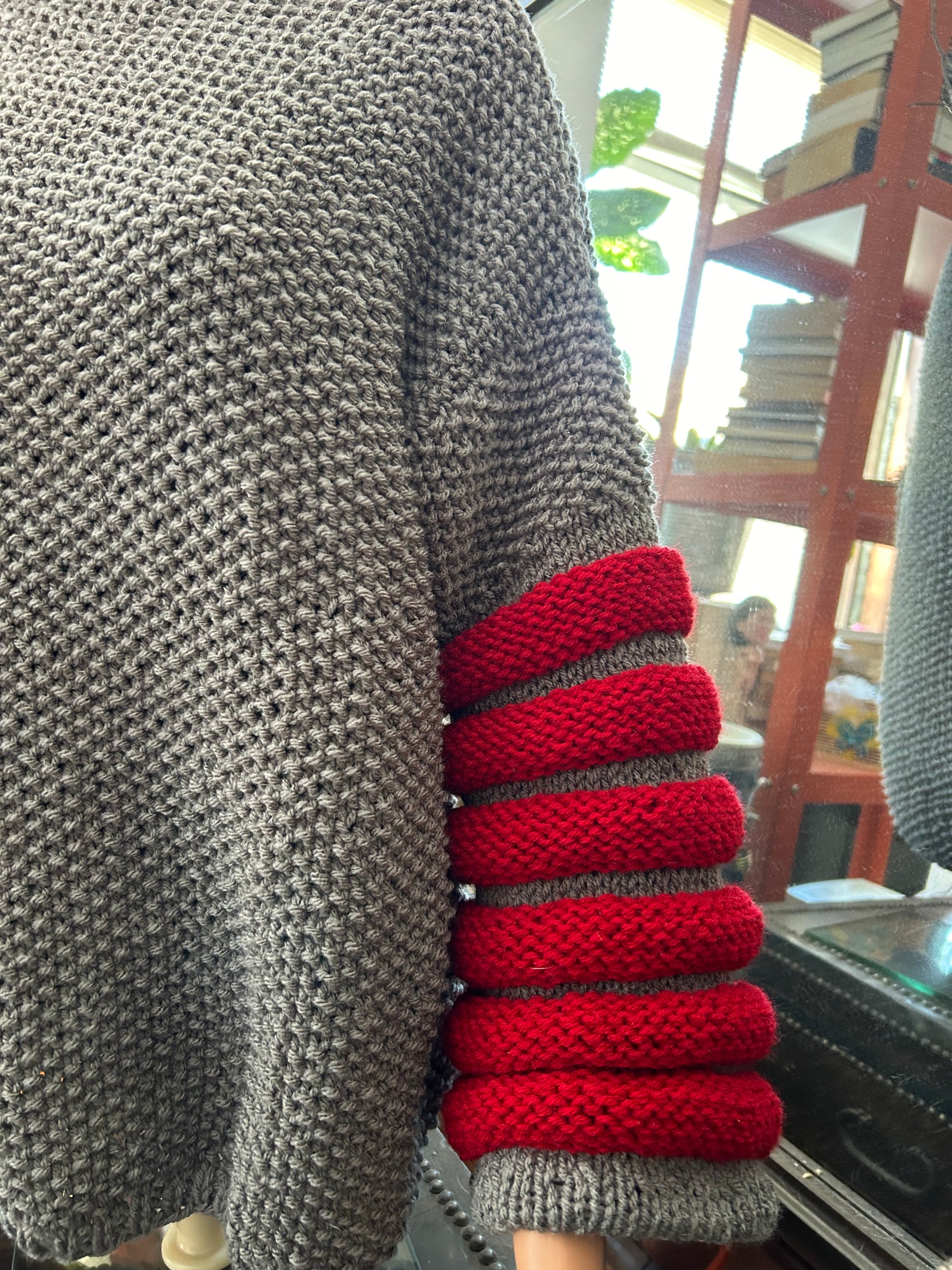 Hand-knit AVA pullover