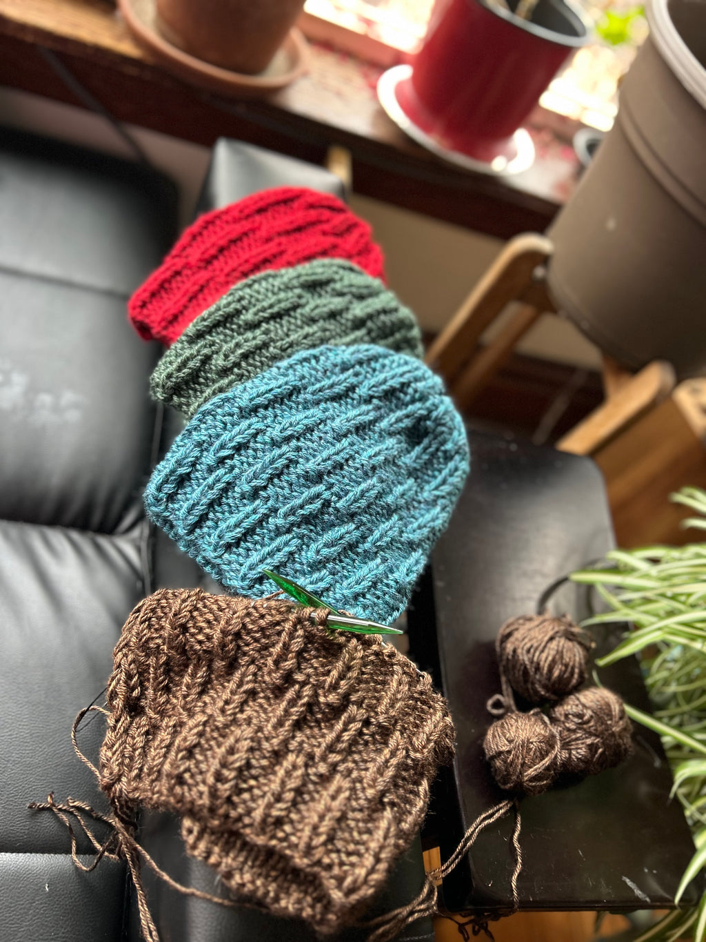 Hand Knit Men’s Beanie