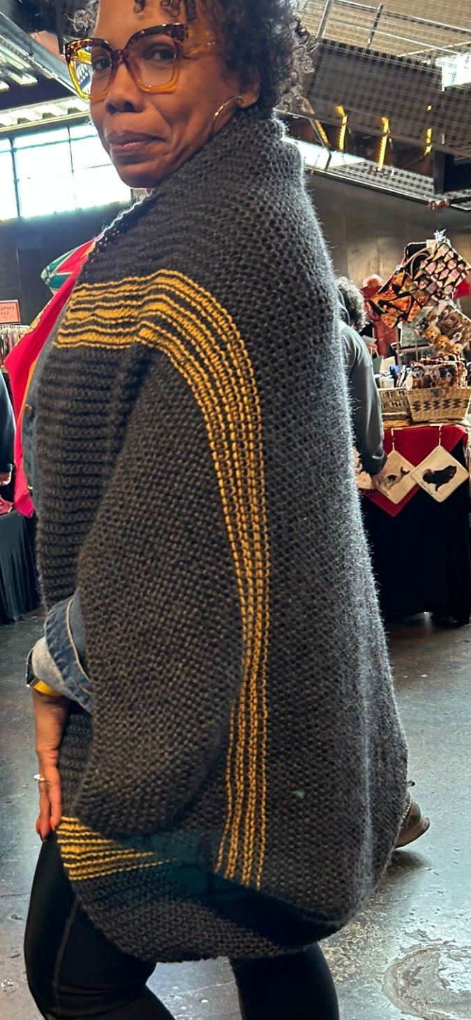 Hand Knit Cocoon Jacket