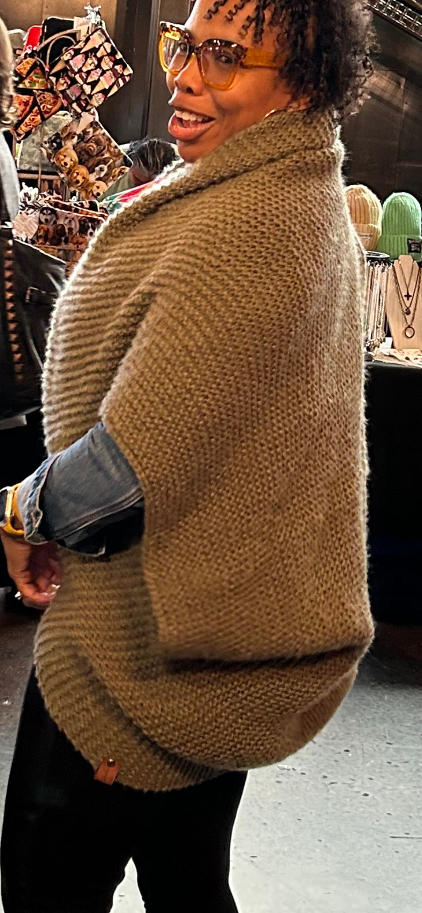 Hand Knit Cocoon Jacket