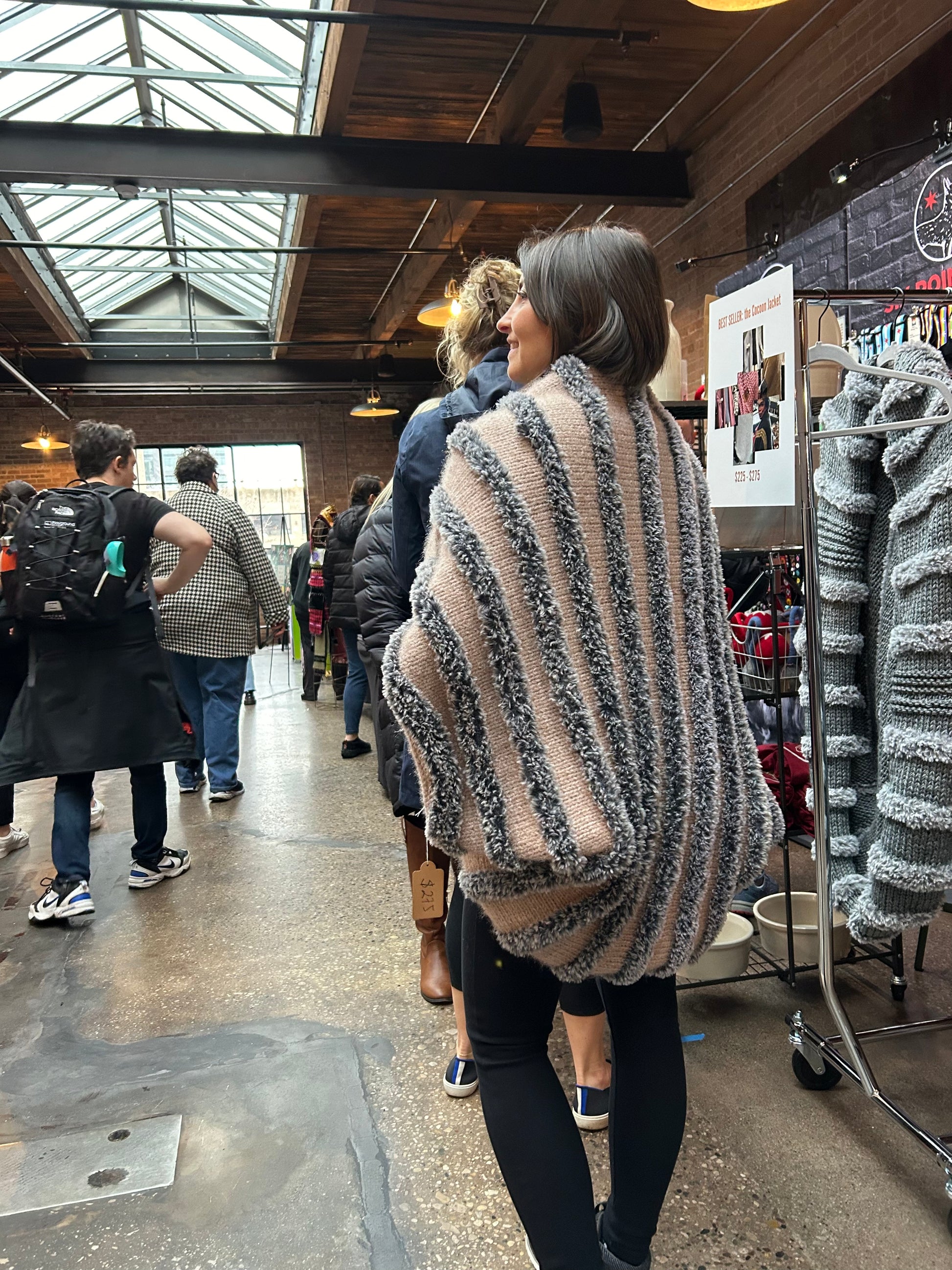 Hand Knit Cocoon Jacket