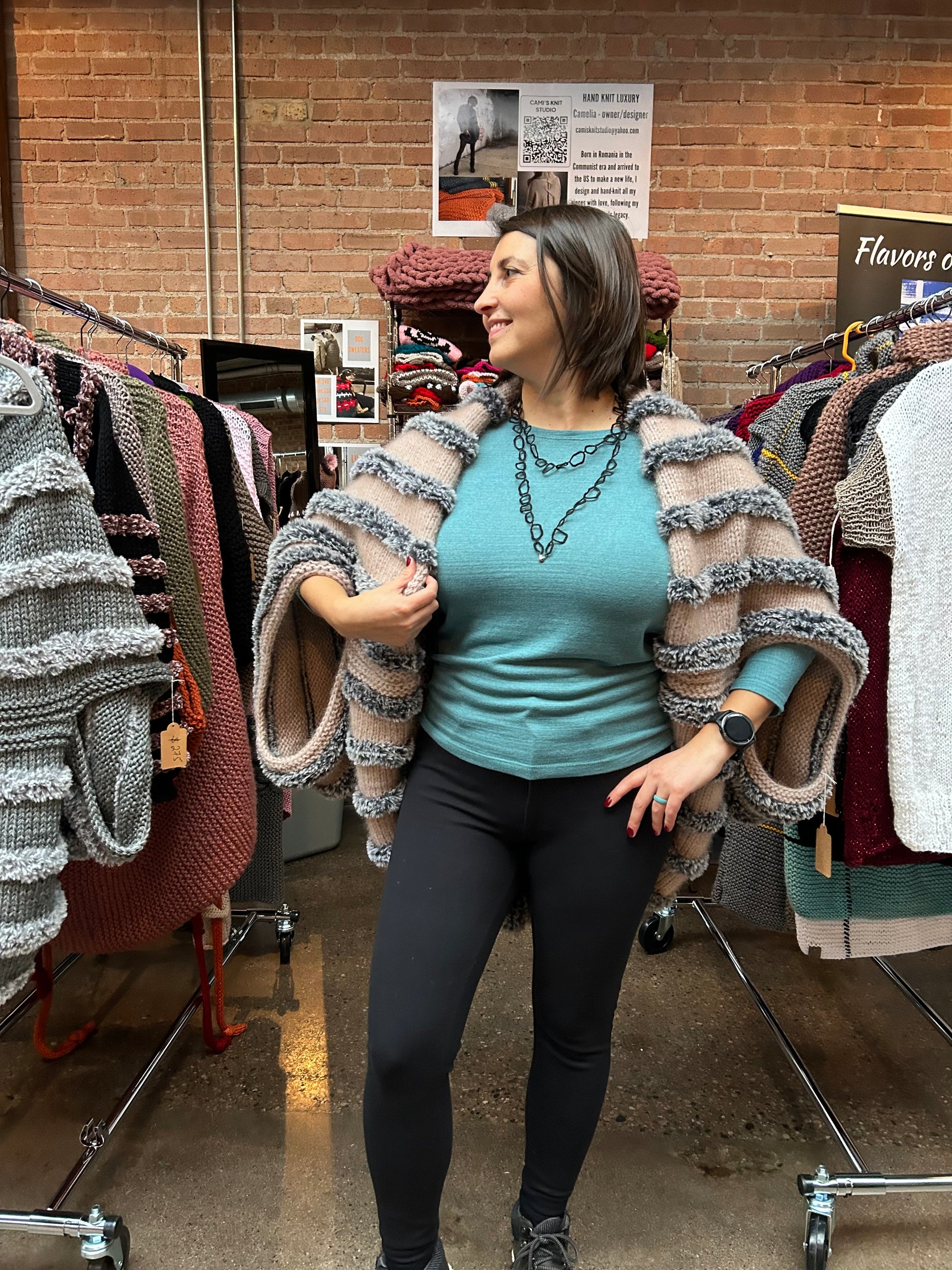 Hand Knit Cocoon Jacket