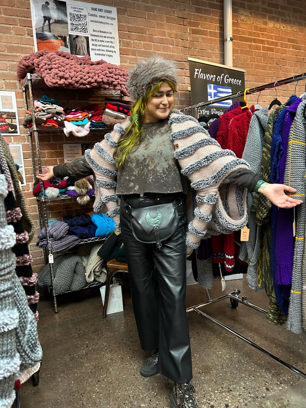 Hand Knit Cocoon Jacket