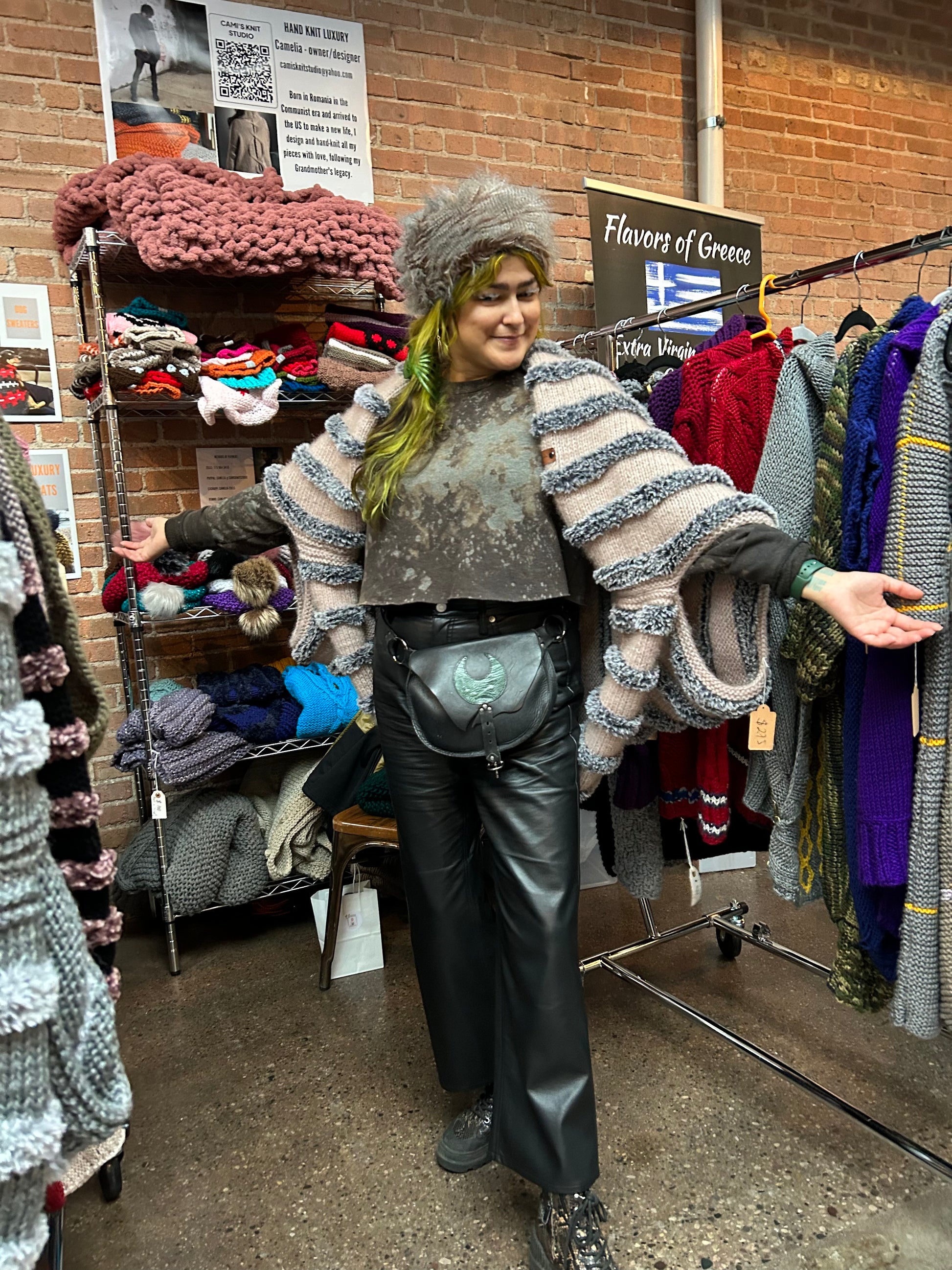 Hand Knit Cocoon Jacket