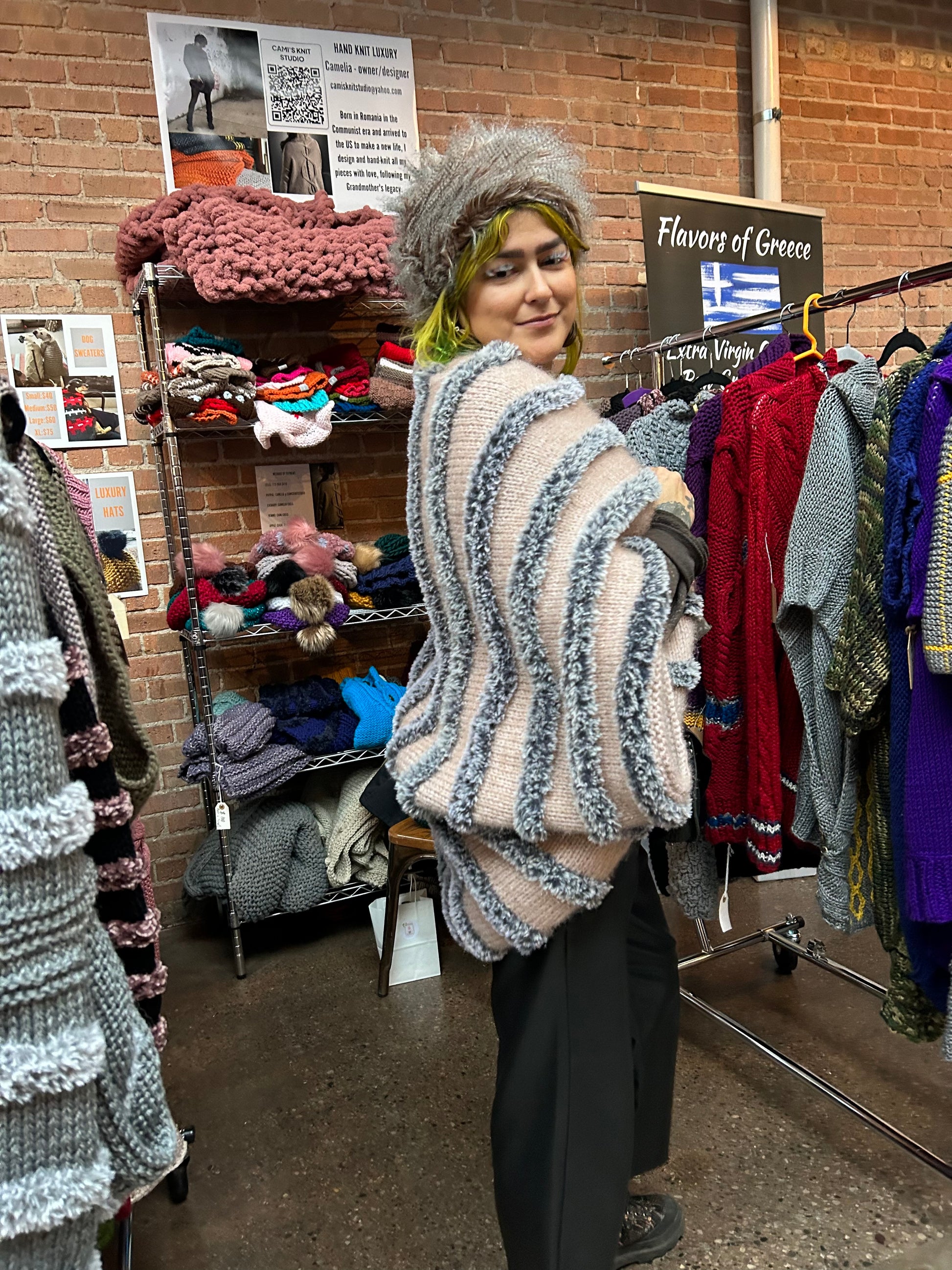 Hand Knit Cocoon Jacket