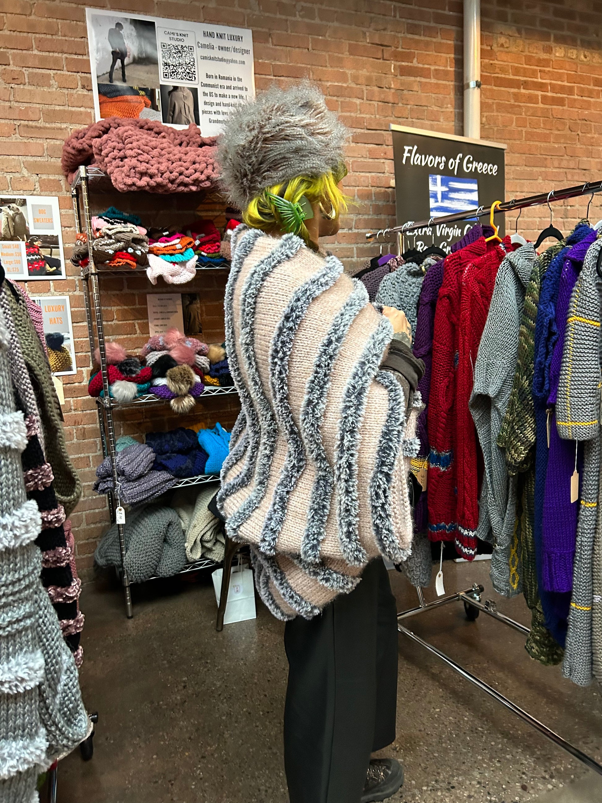 Hand Knit Cocoon Jacket