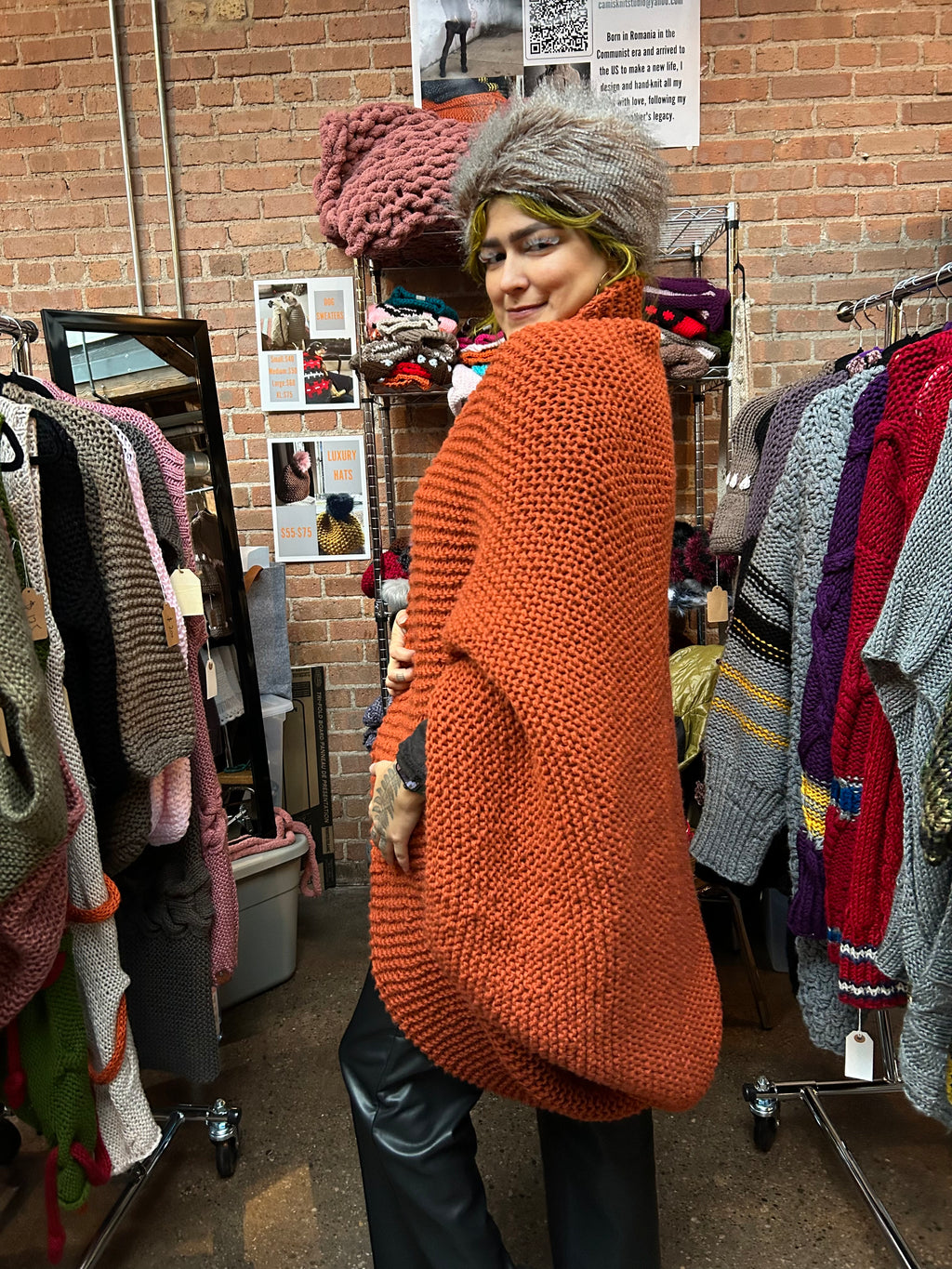 Hand Knit Cocoon Jacket