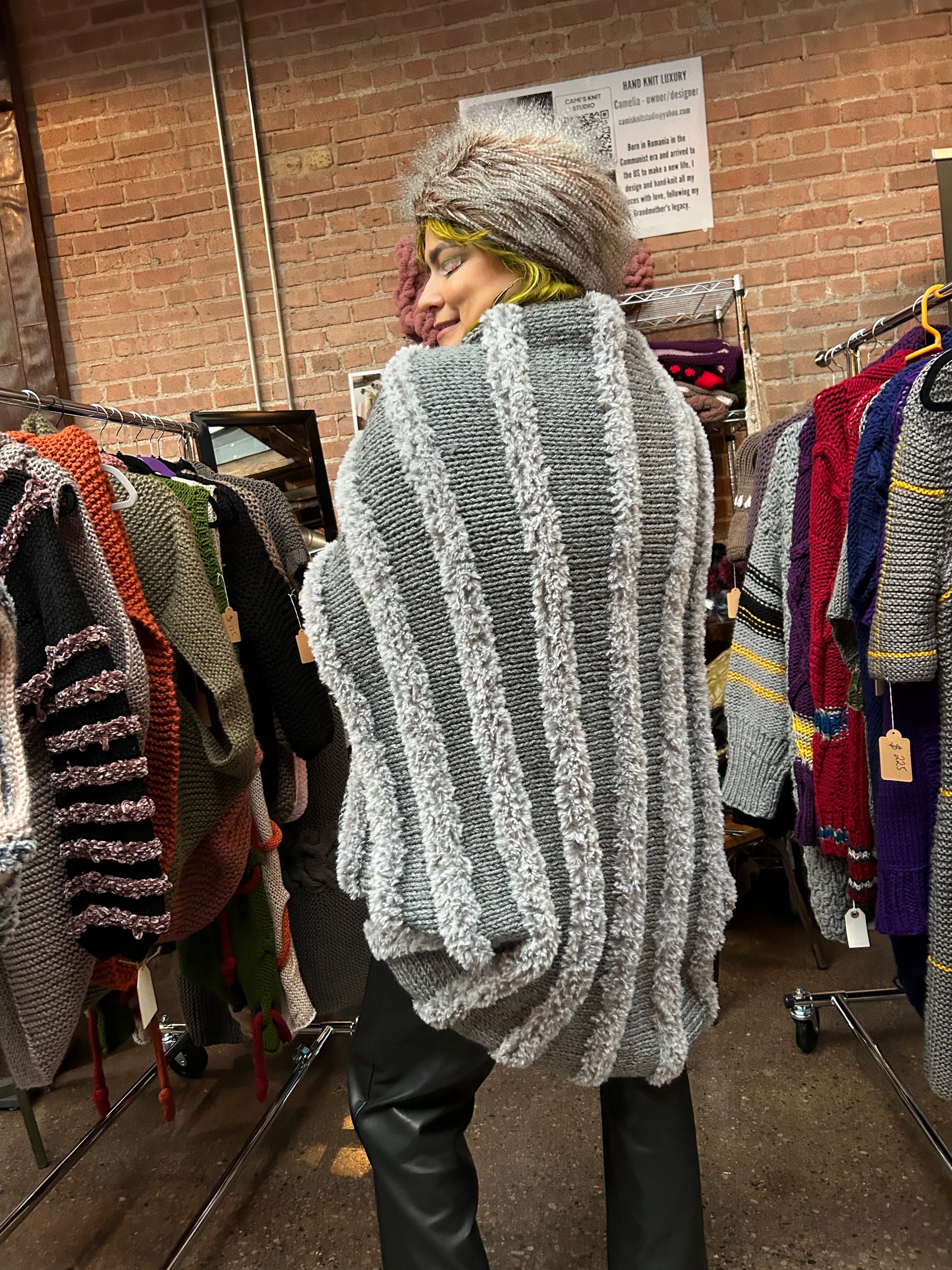 Hand Knit Cocoon Jacket