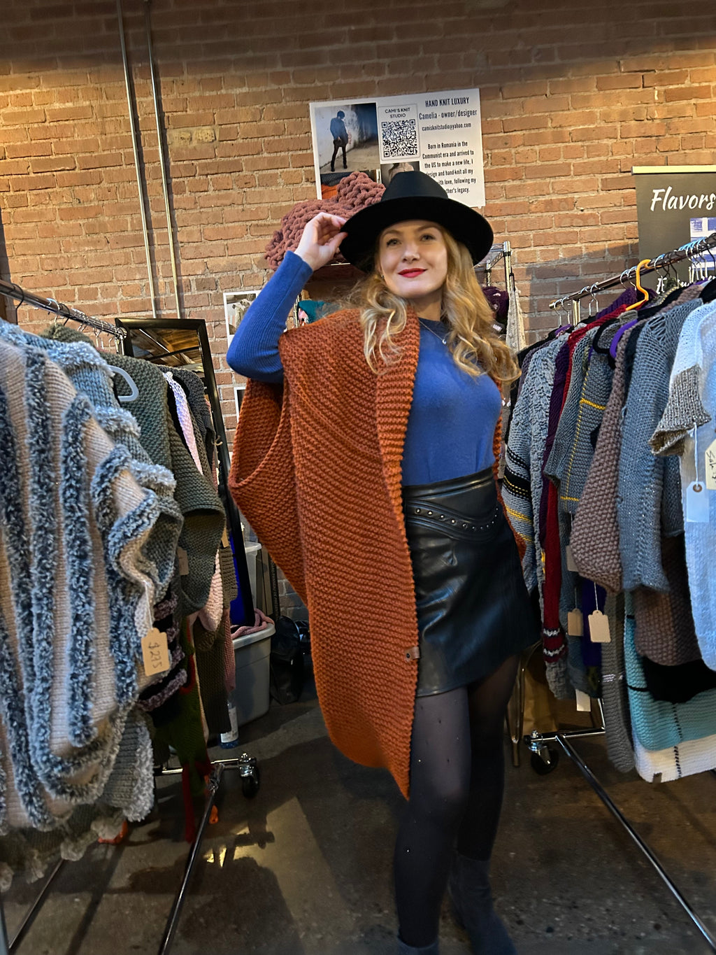 Hand Knit Cocoon Jacket