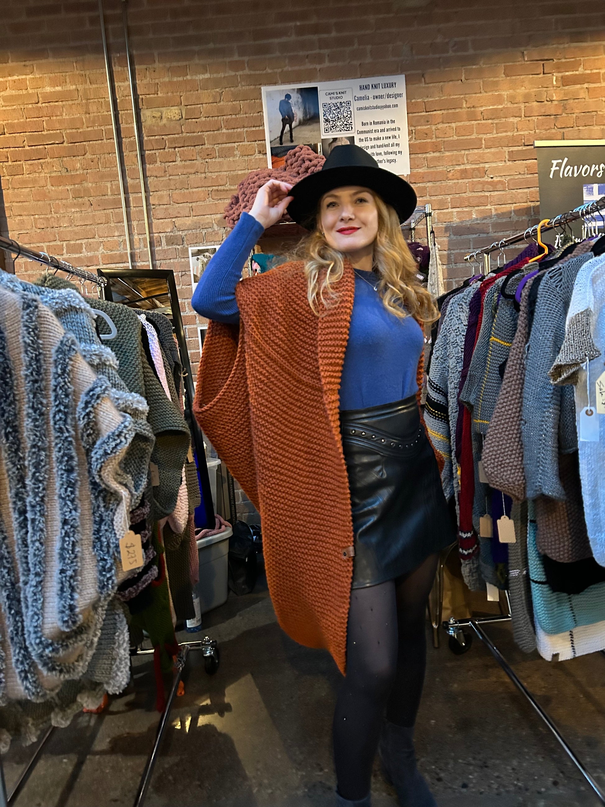 Hand Knit Cocoon Jacket